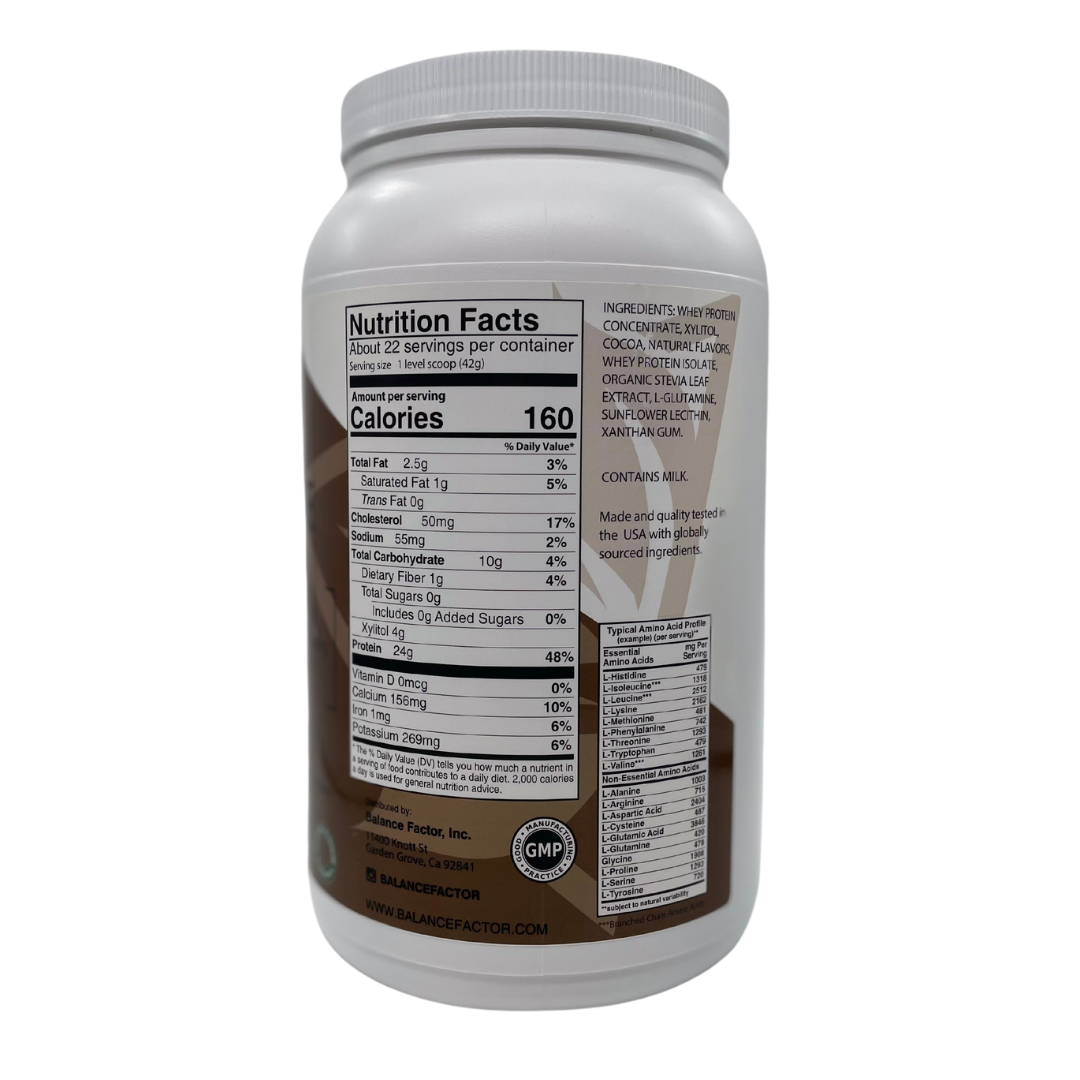 Balance Factor Whey Protein Dutch Chocolate Whey Protein Powder