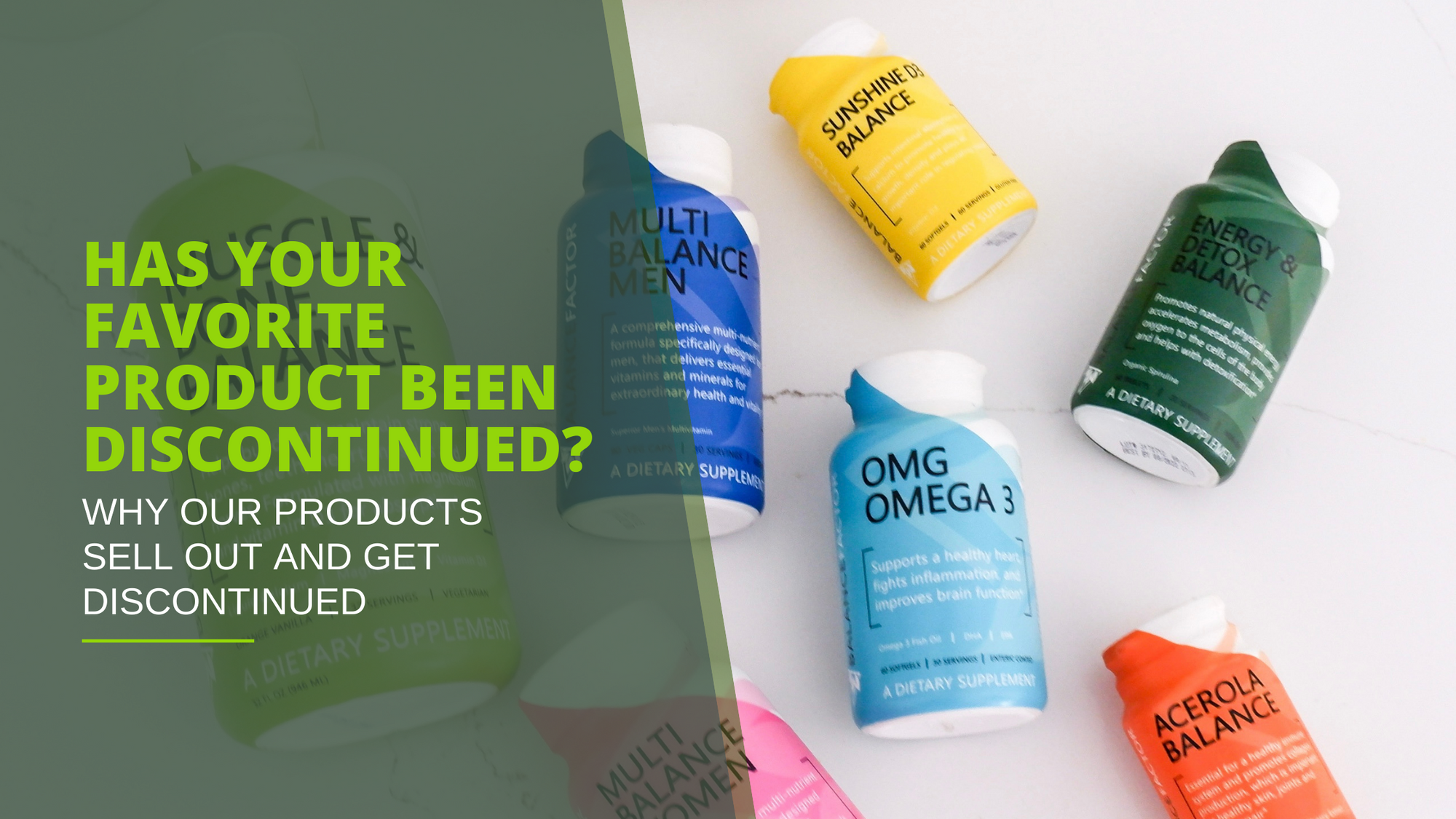 Why Some Products are Out of Stock or Discontinued