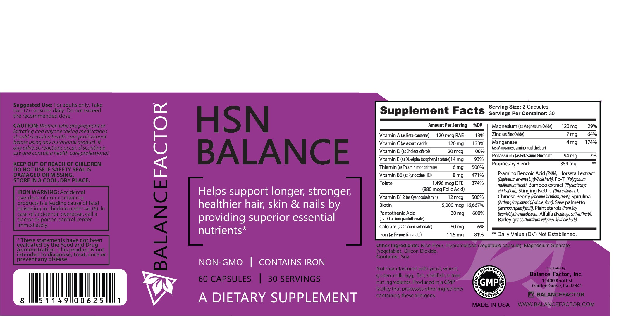 HSN Balance Hair Skin & Nails