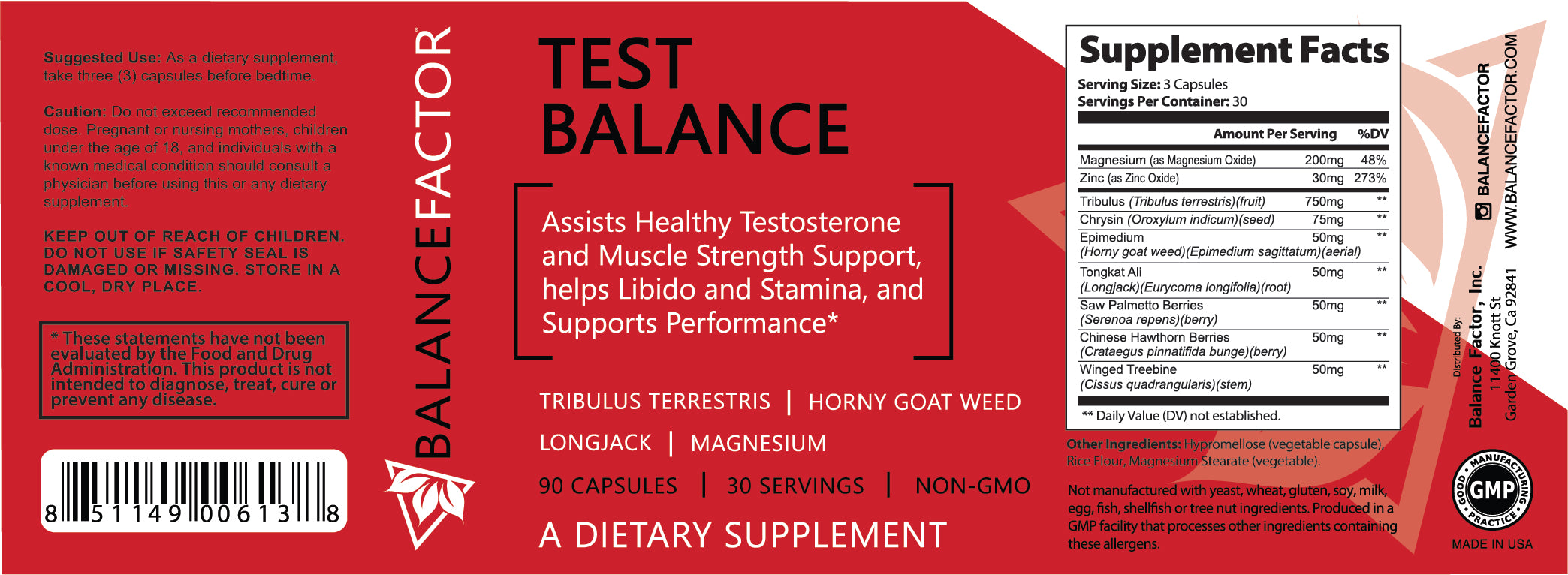 Test Balance - Balance Factor