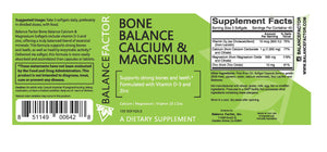 Muscle and Bone Balance, Calcium & Magnesium