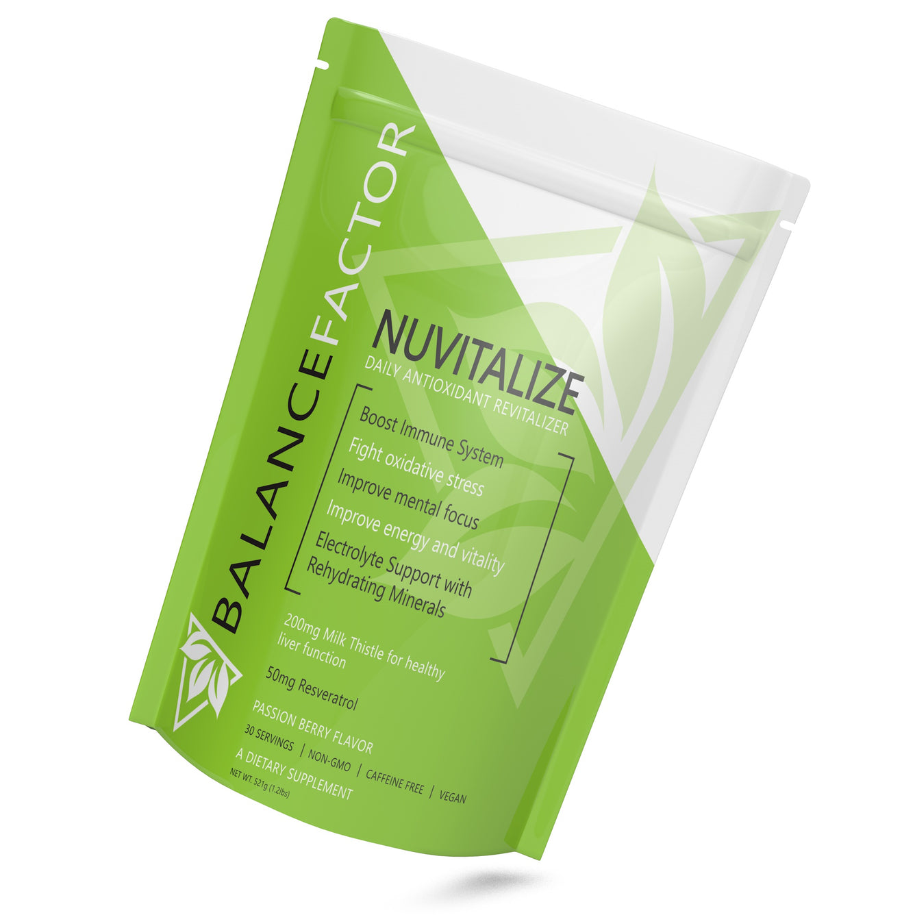 Balance Factor  Nuvitalize  Immune Booster - Daily Antioxidant Revitalizer - Tilt 