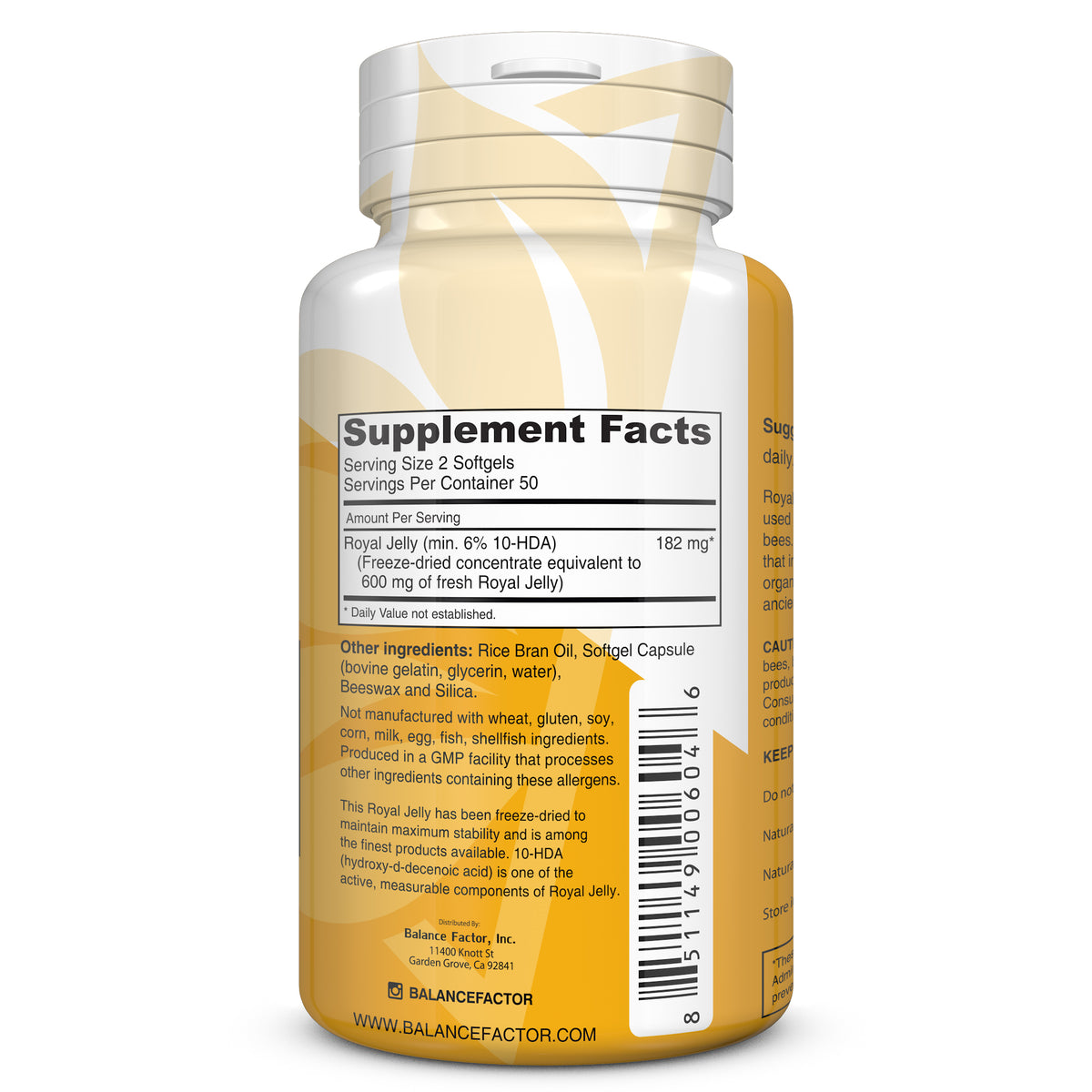 Balance Factor Skin & Hormone Balance Royal Jelly