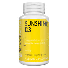 Load image into Gallery viewer, Sunshine Vitamin D3 - Balance Factor